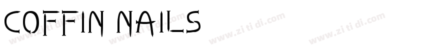 Coffin Nails字体转换